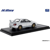 HS433SL Hi-Story 1/43 SUBARU IMPREZA WRX STi (2002) プレミアムシルバー・メタリック