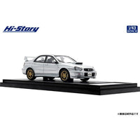 HS433SL Hi-Story 1/43 SUBARU IMPREZA WRX STi (2002) プレミアムシルバー・メタリック
