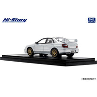 HS433SL Hi-Story 1/43 SUBARU IMPREZA WRX STi (2002) プレミアムシルバー・メタリック