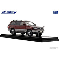 HS435RE Hi-Story 1/43 Toyota LAND CRUISER VX-LIMITED G-SELECTION (2000) レッドマイカ/ミディアムグレーメタリック