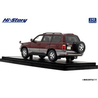 HS435RE Hi-Story 1/43 Toyota LAND CRUISER VX-LIMITED G-SELECTION (2000) レッドマイカ/ミディアムグレーメタリック