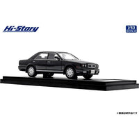 HS451BK Hi-Story 1/43 NISSAN GLORIA V30 TWIN CAM Turbo Gran Turismo Ultima (1991)  ブラック