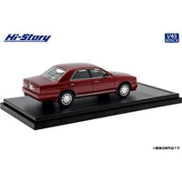 HS451RE Hi-Story 1/43 NISSAN GLORIA V30 TWIN CAM Turbo Gran Turismo Ultima (1991)  ラズベリーレッド