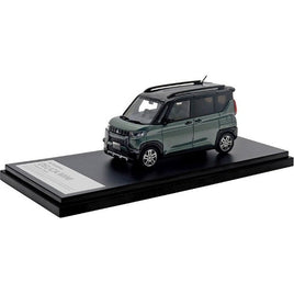 HS461GR Hi-Story 1/43 MITSUBISHI DELICA MINI T Premium (2023)  アッシュグリーンメタリック/ブラックマイカ