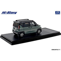HS461GR Hi-Story 1/43 MITSUBISHI DELICA MINI T Premium (2023)  アッシュグリーンメタリック/ブラックマイカ