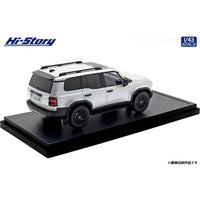 HS500WH Hi-Story 1/43 Toyota LANDCRUISER 250 ZX (2024) プラチナホワイトパールマイカ
