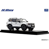 HS500WH Hi-Story 1/43 Toyota LANDCRUISER 250 ZX (2024) プラチナホワイトパールマイカ