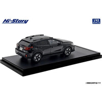 HS507BK Hi-Story 1/43 SUBARU CROSSTREK Limited (2023)  クリスタルブラック・シリカ