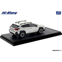 HS507WH Hi-Story 1/43 SUBARU CROSSTREK Limited (2023)  クリスタルホワイト・パール