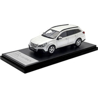 HS512WH Hi-Story 1/43 SUBARU LEGACY OUTBACK 2.5i EyeSight (2012)  サテンホワイト・パール