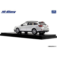 HS512WH Hi-Story 1/43 SUBARU LEGACY OUTBACK 2.5i EyeSight (2012)  サテンホワイト・パール