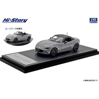 HS491AG Hi-Story 1/43 MAZDA ROADSTER S Leather Packege (2024)  エアログレーメタリック