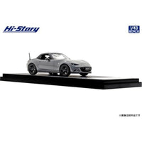 HS491AG Hi-Story 1/43 MAZDA ROADSTER S Leather Packege (2024)  エアログレーメタリック