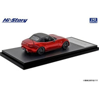 HS491RE Hi-Story 1/43 MAZDA ROADSTER S Leather Packege (2024)  ソウルレッドクリスタルメタリック