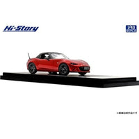 HS491RE Hi-Story 1/43 MAZDA ROADSTER S Leather Packege (2024)  ソウルレッドクリスタルメタリック