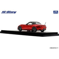 HS491RE Hi-Story 1/43 MAZDA ROADSTER S Leather Packege (2024)  ソウルレッドクリスタルメタリック