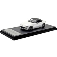 HS491WH Hi-Story 1/43 MAZDA ROADSTER S Leather Packege (2024)  スノーフレイクホワイトパールマイカ