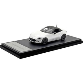 HS491WH Hi-Story 1/43 MAZDA ROADSTER S Leather Packege (2024)  スノーフレイクホワイトパールマイカ
