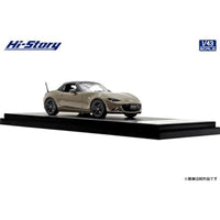 HS491ZS Hi-Story 1/43 MAZDA ROADSTER S Leather Packege (2024)  ジルコンサンドメタリック
