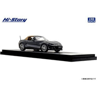 HS492BK Hi-Story 1/43 MAZDA ROADSTER S Leather Packege V Selection (2024)  ジェットブラックマイカ