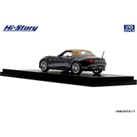 HS492BK Hi-Story 1/43 MAZDA ROADSTER S Leather Packege V Selection (2024)  ジェットブラックマイカ