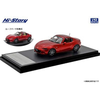 HS493RE Hi-Story 1/43 MAZDA ROADSTER RF VS (2024)  ソウルレッドクリスタルメタリック