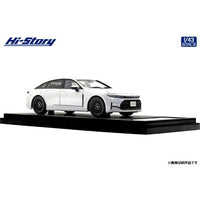 HS525WH Hi-Story 1/43 Toyota CROWN Z BLACK PACKAGE (2024) プレシャスホワイトパール