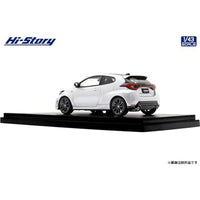 HS574WP Hi-Story 1/43 Toyota GR YARIS RZ 'High performance' (2025) プラチナホワイトパールマイカ