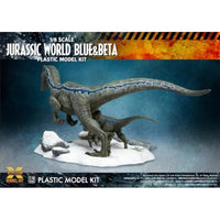 1/8スケール ジュラシック・ワールド/新たなる支配者: ヴェロキラプトル 'ブルー'&'ベータ' プラスチチックモデルキット