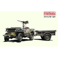 82002 1/20 アメリカ陸軍 1/4トン 4x4トラック (トレーラー・機関銃付)