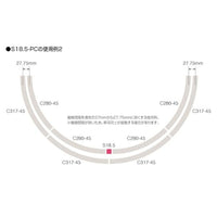 1098 端数PCレールS18.5・S33-PC(F)(各4本セット)