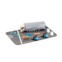 329589 トラックコレクション 物流現場ウィングバンセットD キユーソー便