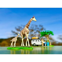 海洋堂×トミカリミテッド ヴィンテージ ジオコレ64 #カースナップ28a サファリ1 (トヨタ ランドクルーザー FJ56V型付属)