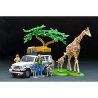 海洋堂×トミカリミテッド ヴィンテージ ジオコレ64 #カースナップ28a サファリ1 (トヨタ ランドクルーザー FJ56V型付属)