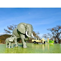 海洋堂×トミカリミテッド ヴィンテージ ジオコレ64 #カースナップ29a サファリ2 (トヨタ ハイラックス4WDピックアップ ダブルキャブ付属)