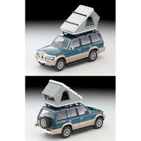 LV-N206c 三菱 パジェロ ミッドルーフワイド VR オプションパーツ装着車(緑/ベージュ)91年式 テント、フィギュア付