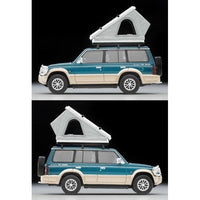 LV-N206c 三菱 パジェロ ミッドルーフワイド VR オプションパーツ装着車(緑/ベージュ)91年式 テント、フィギュア付