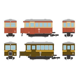 331698 鉄道コレクション ナローゲージ80 猫屋線 ジ7旧塗装・ジ5茶色塗装
