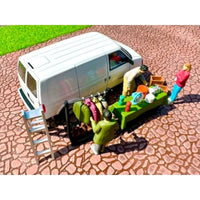 ジオコレ64 #カースナ26a スワップミート (LV-N シボレー アストロ バン付属)