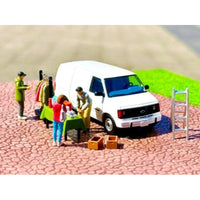 ジオコレ64 #カースナ26a スワップミート (LV-N シボレー アストロ バン付属)