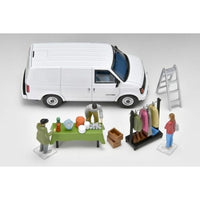 ジオコレ64 #カースナ26a スワップミート (LV-N シボレー アストロ バン付属)