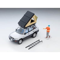 LV-N354c トヨタ RAV4J V (銀) テント、フィギュア付