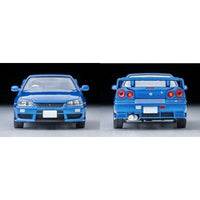 LV-N353b 日産 スカイライン 2ドアスポーツクーペ 25GT TURBO オプションパーツ付(青) 2000年式