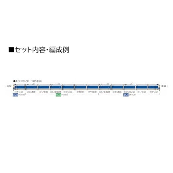 トミックス国鉄 583系電車きたぐに増結セット HO-9121 国鉄 583系電車（きたぐに）増結セット ｜製品情報｜製品検索｜鉄道