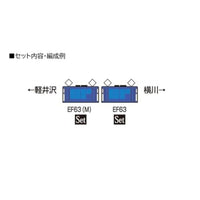 98151 EF63形電気機関車(3次形・青色)セット(2両)