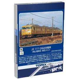 98578 117-0系近郊電車(岡山電車区・黄色)セット(4両)