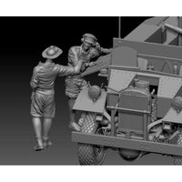TB35309 サンダーモデル 1/35 英・LRDGフォードF-30トラック・無線機搭載型+フィギア2体限定