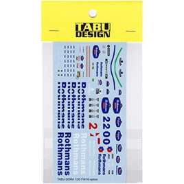 TABU-20064 1/20 FW16 オプションデカール