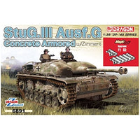 DR6891MT 1/35 WW.II ドイツIII号突撃砲G型 コンクリートアーマー w/ツェメリットコーティング マジックトラック付き