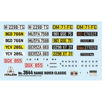 IT3644 イタレリ 1/24 レンジローバー クラシック 日本語説明書付属